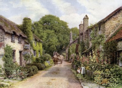 Bossington, vicino a Porlock, Somerset da Alfred Robert Quinton